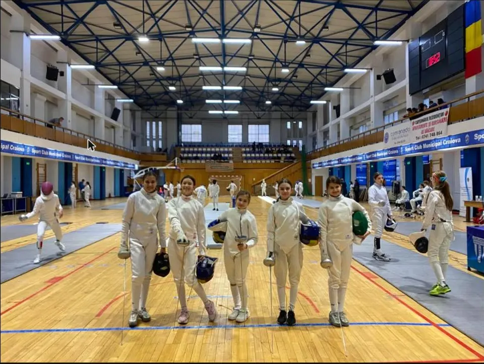 Sportivele clubului la un concurs